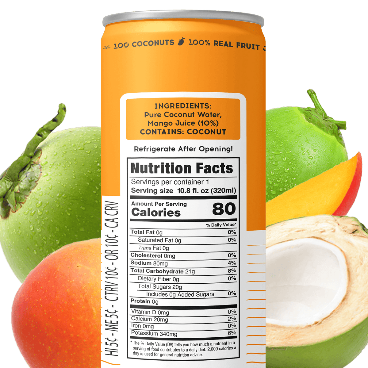 PURE COCONUT WATER + MANGO
