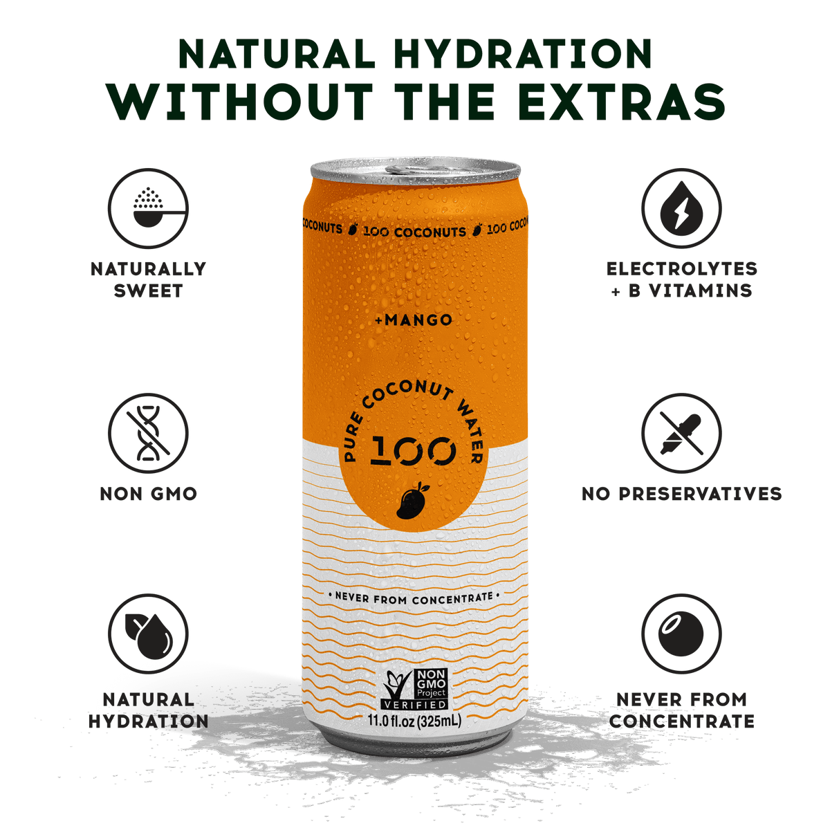 PURE COCONUT WATER + MANGO