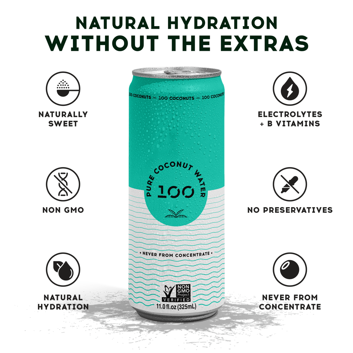PURE COCONUT WATER 11oz