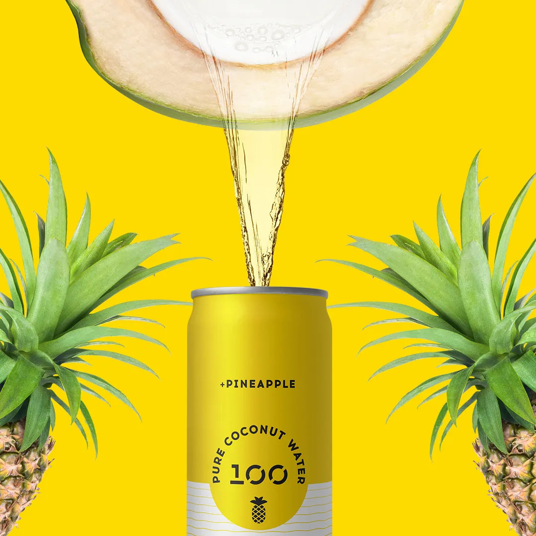 PURE COCONUT WATER + PINEAPPLE