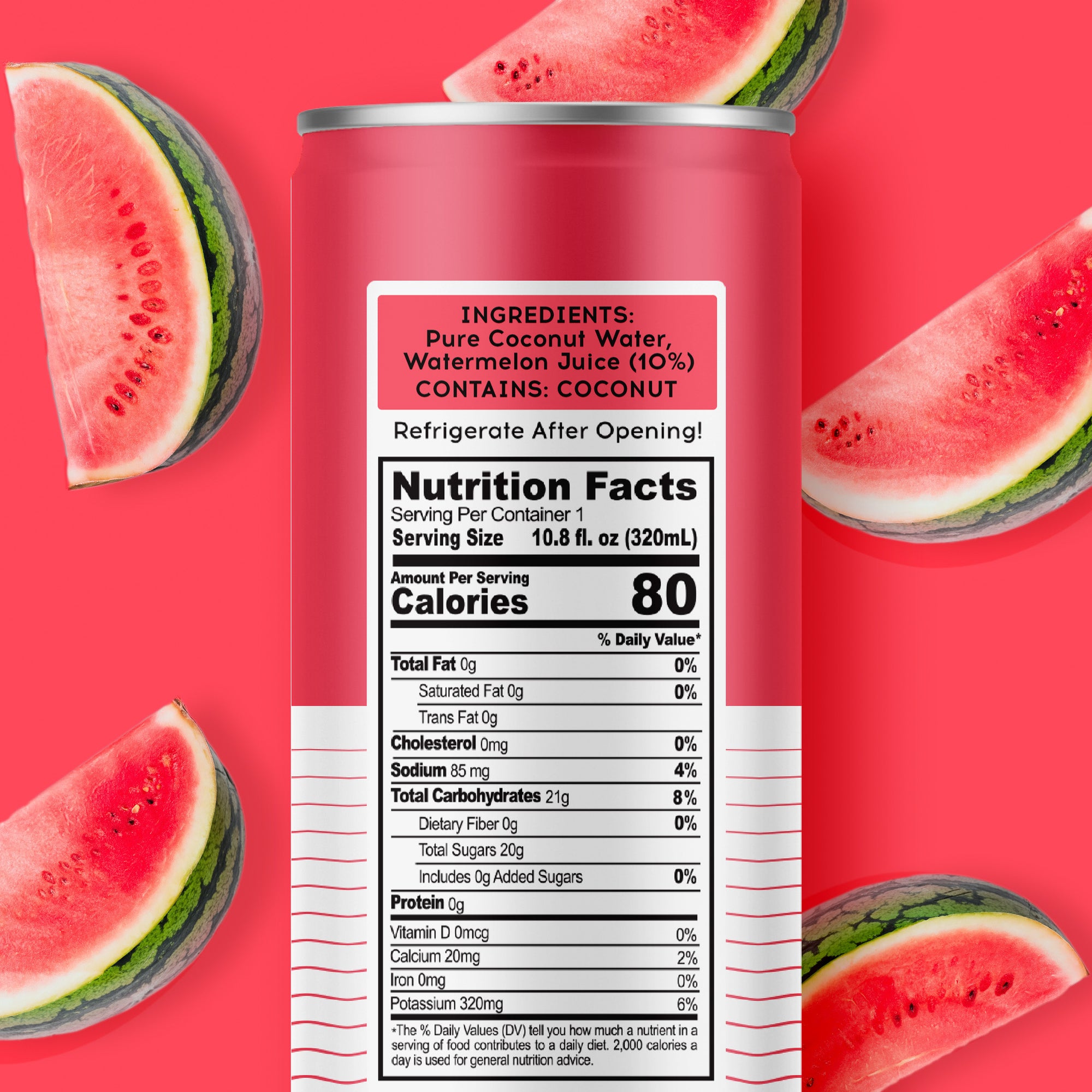 PURE COCONUT WATER + WATERMELON