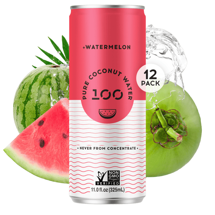 PURE COCONUT WATER + WATERMELON